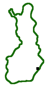Uukuniemen sijainti Suomen kartalla